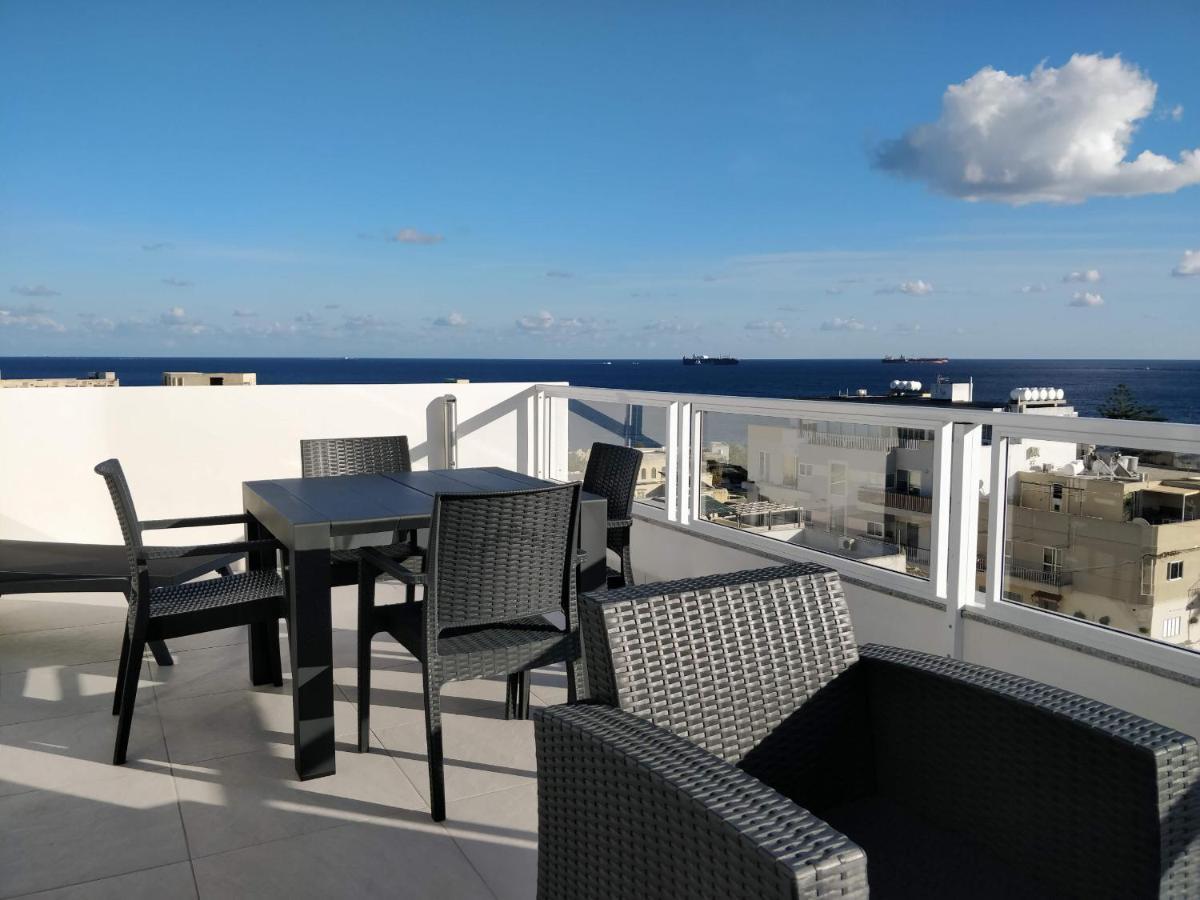 Apartament Sea View Penthouse With Large Terrace Irom1-1 Marsaskala Zewnętrze zdjęcie